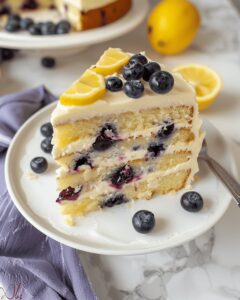 Lemon Blueberry Cake Recipe