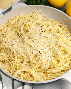 Tangy Lemon Garlic Pasta Recipe
