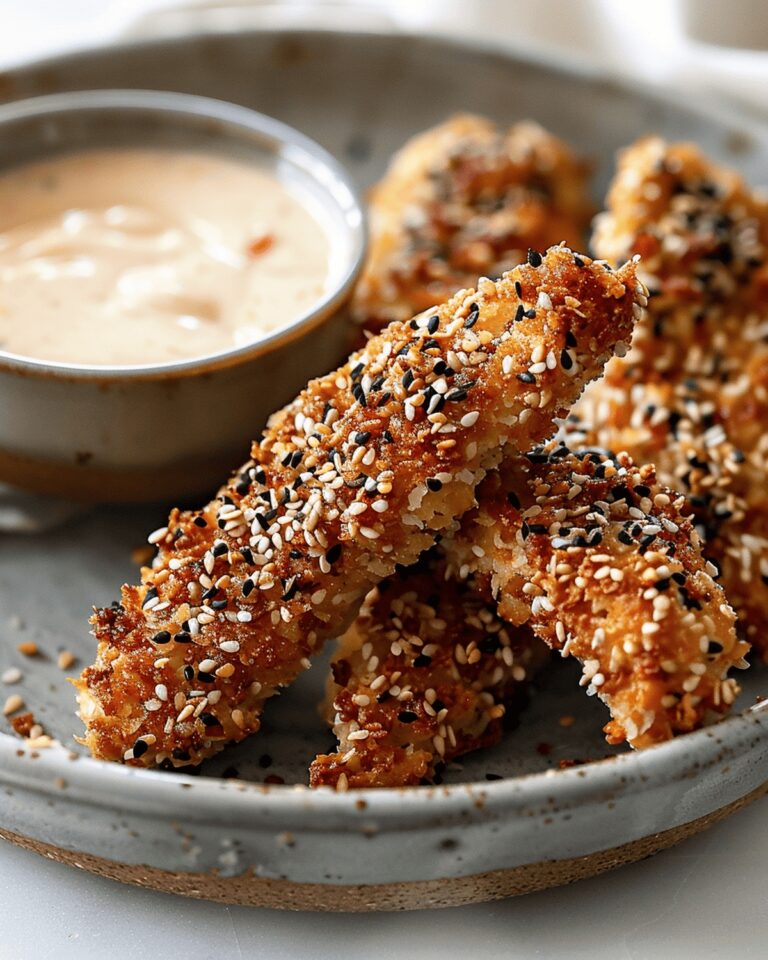 Panko Sesame Chicken Tenders Recipe