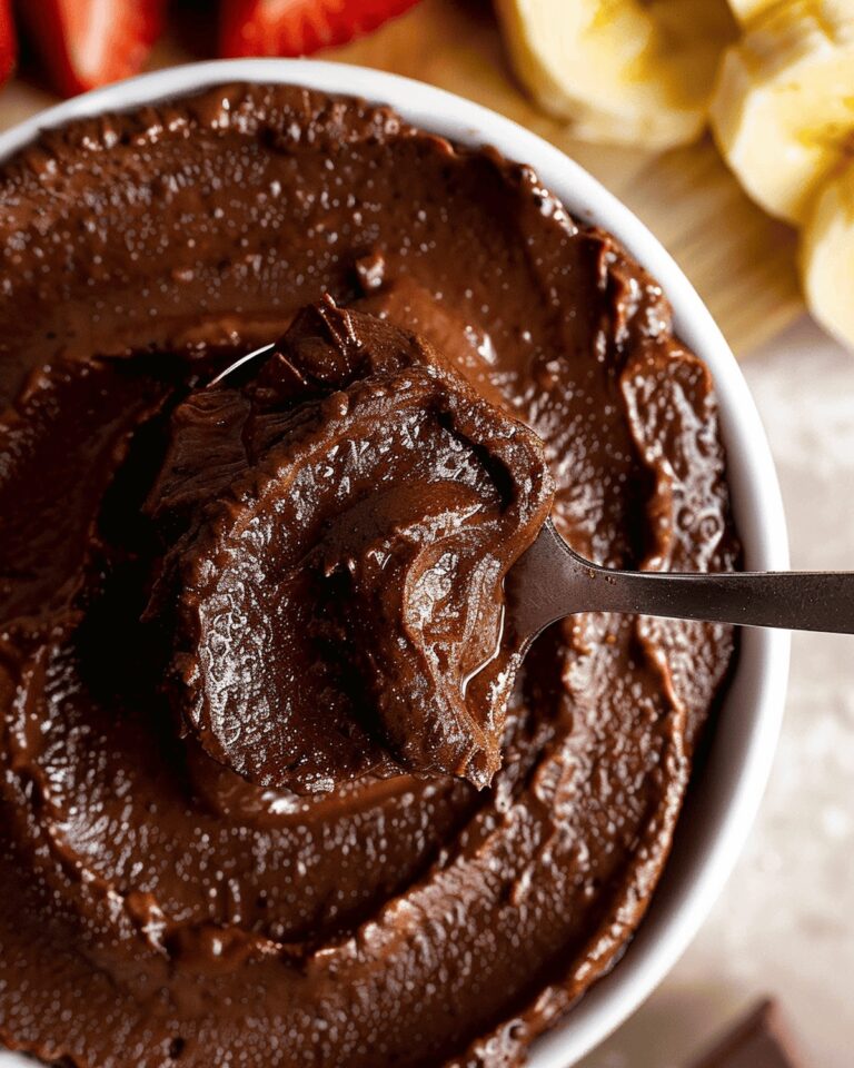 Silky Brownie Batter Chocolate Hummus Recipe