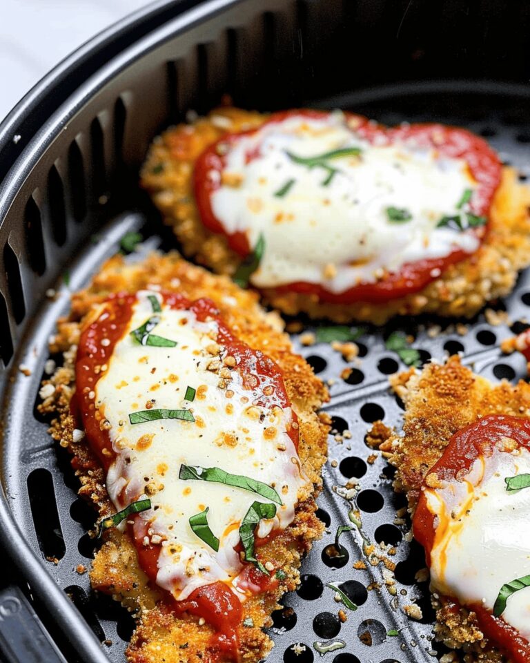 Lean Healthy Chicken Parmesan Air Fryer Recipe