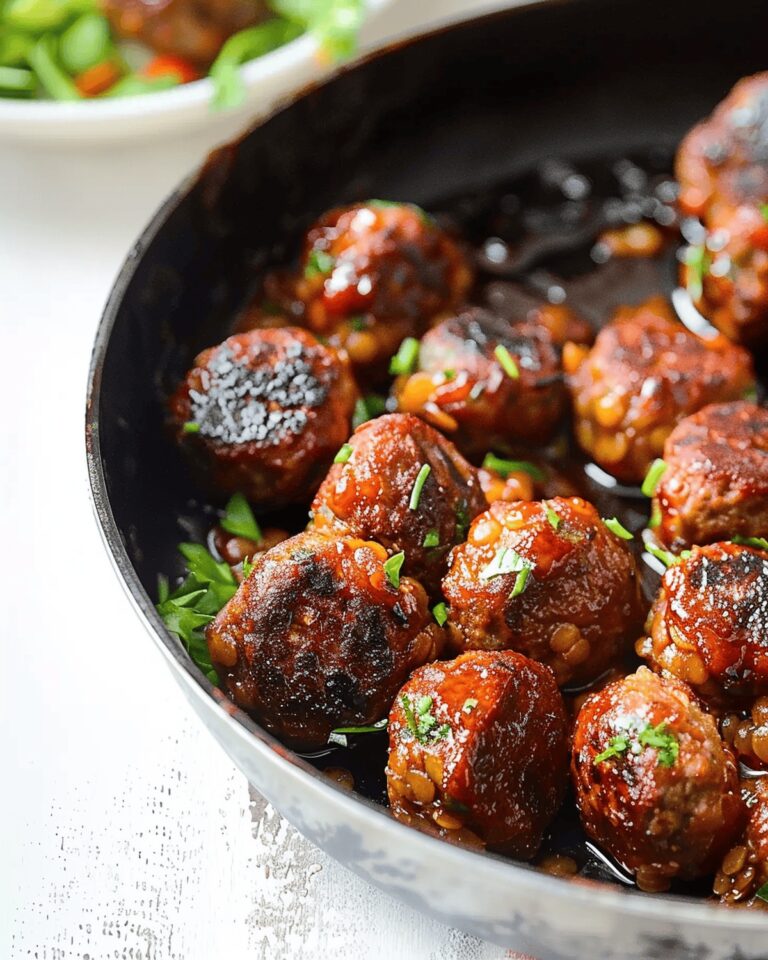 Hearty Vegan Lentil Meatballs Recipe