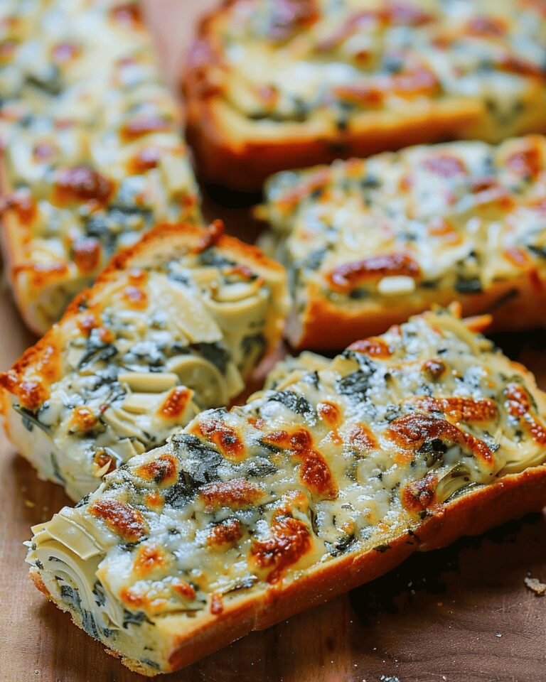 Cheesy Spinach Bread Recipe
