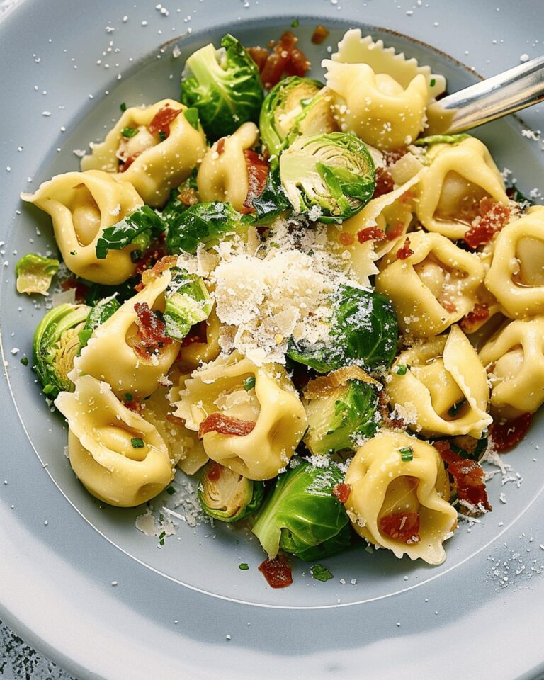 Tortelloni Temptation with Pancetta and Brussels Sprouts Recipe