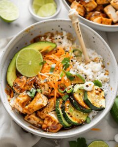 Tantalizing Hot Honey Chicken Bowls Recipe