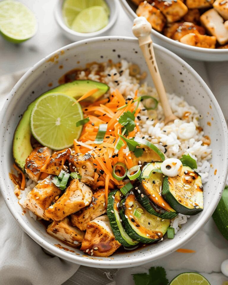 Tantalizing Hot Honey Chicken Bowls Recipe