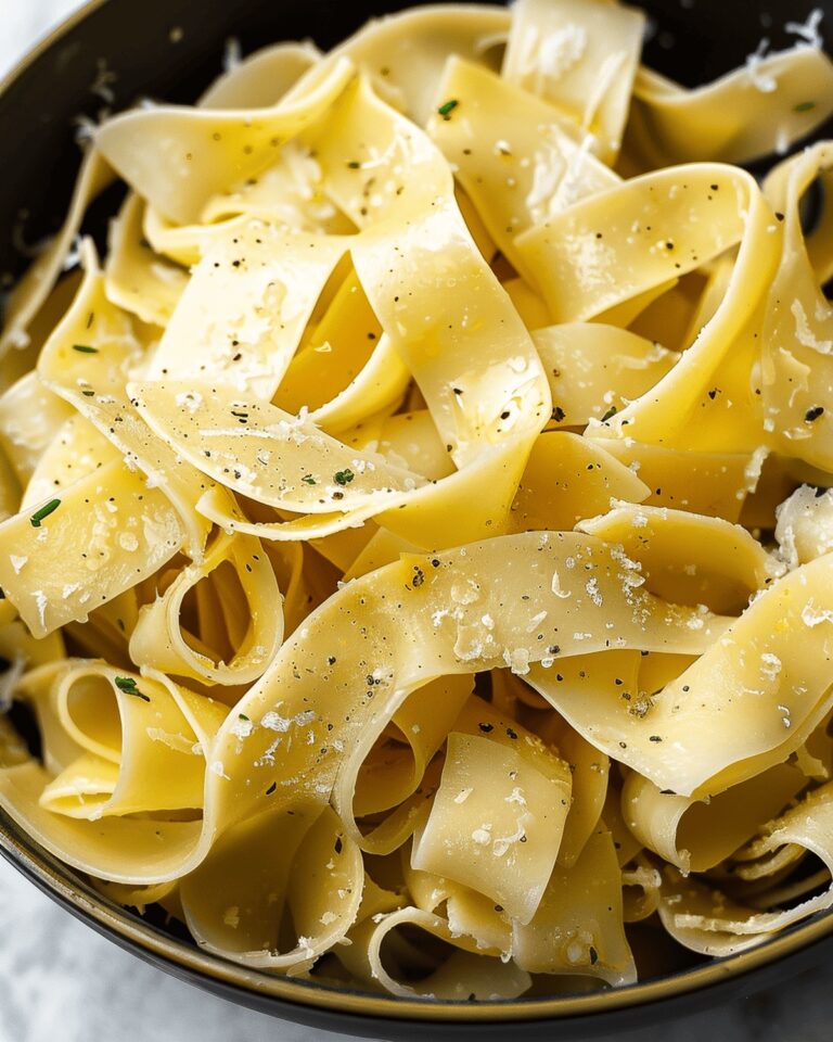 Silky Garlic Butter Noodles Recipe