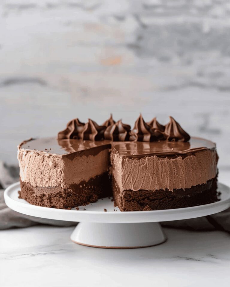 Sinful Chocolate Mousse Cake Recipe