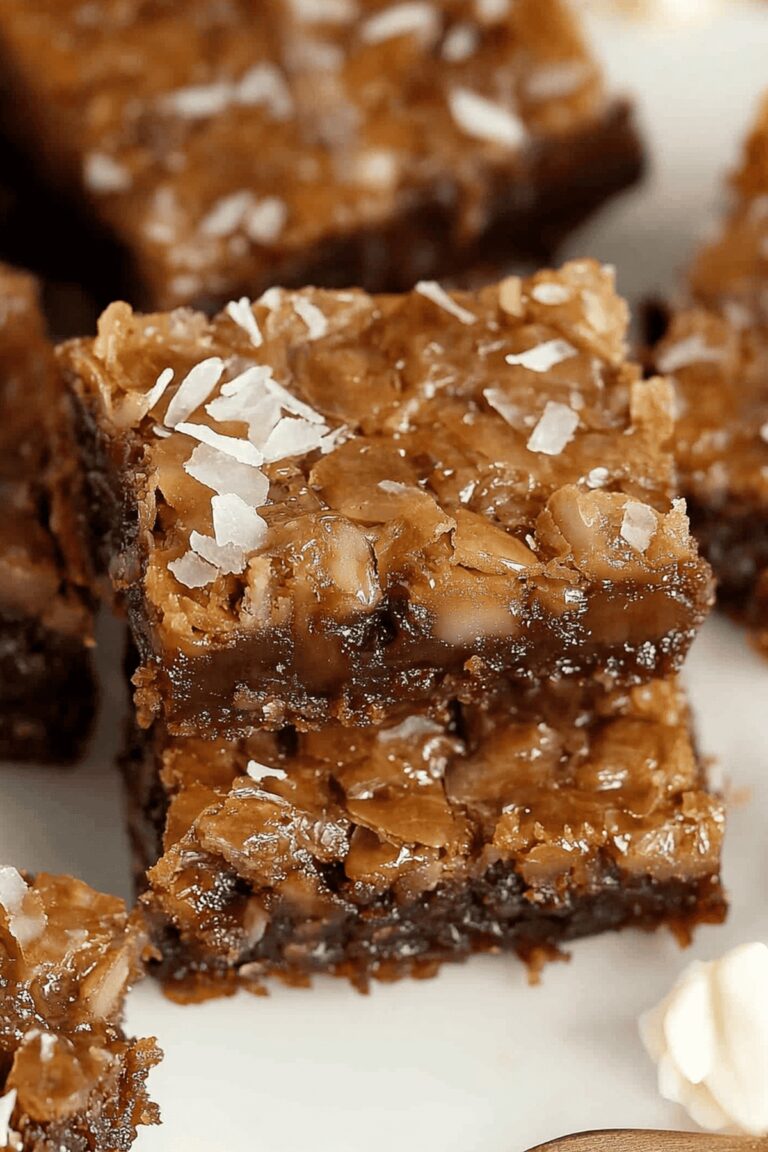 Sinful German Chocolate Brownies Recipe