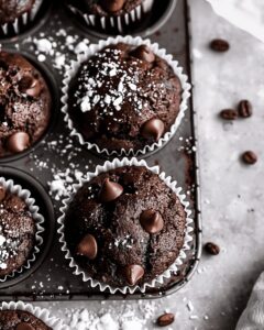 Rich Double Chocolate Espresso Muffins Recipe