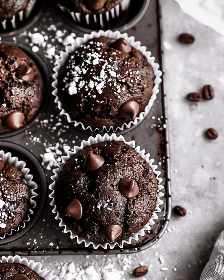Rich Double Chocolate Espresso Muffins Recipe