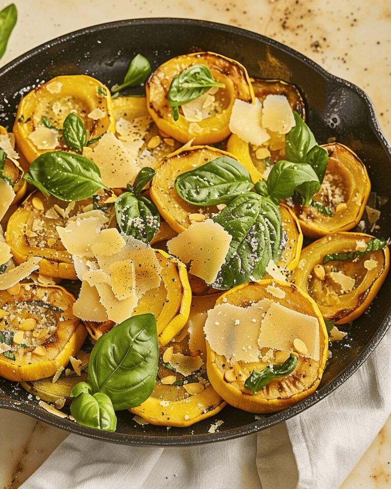 Sauted Summer Squash with Basil and Parmesan Recipe