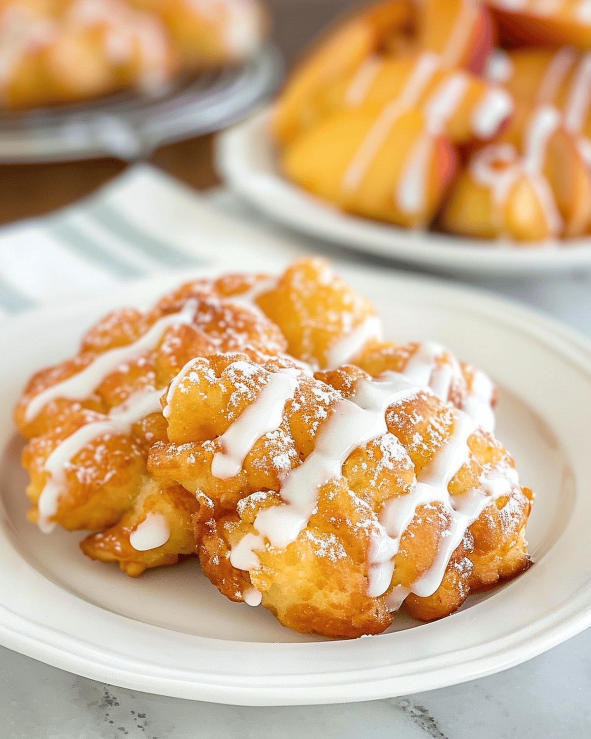 Fresh Peach Fritters Recipe
