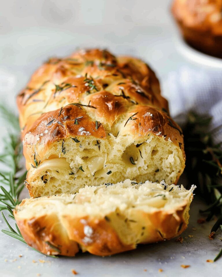 Aromatic Rosemary Garlic Pull Apart Bread Recipe