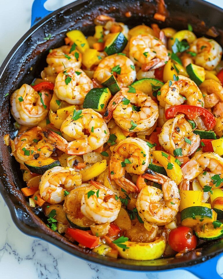 Shrimp Veggie Skillet Recipe