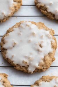 Soft Crumbl Iced Oatmeal Cookies Recipe