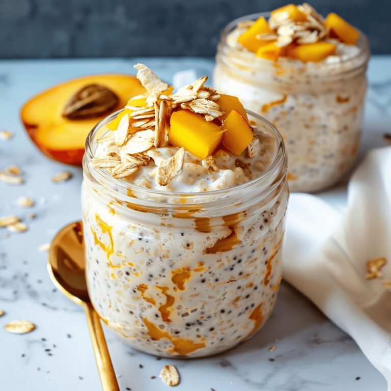 Mango Bliss Overnight Oats Recipe