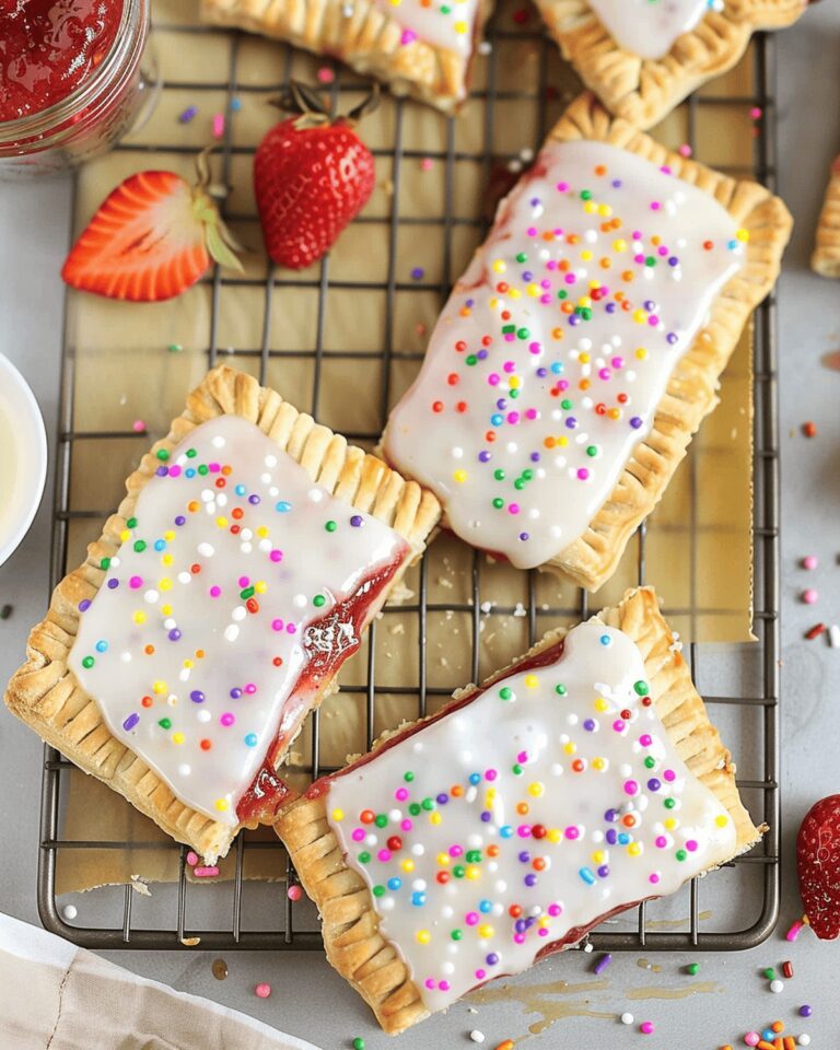 Flaky Strawberry Sheet Pan Pop Tart Recipe