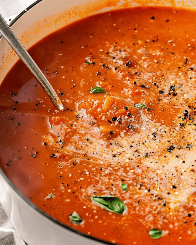 Silky Tomato Basil Soup Recipe