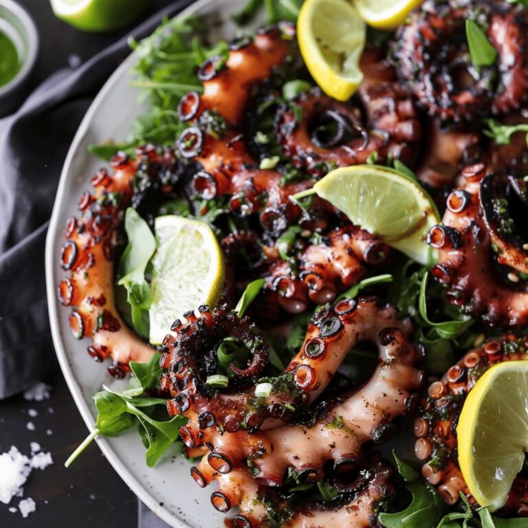 Charred Grilled Octopus Recipe