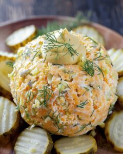 Tangy Dill Pickle Cheese Ball Recipe