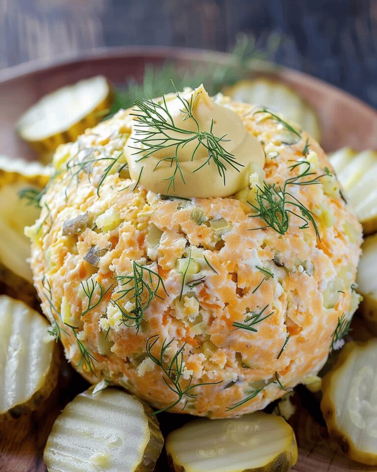 Tangy Dill Pickle Cheese Ball Recipe
