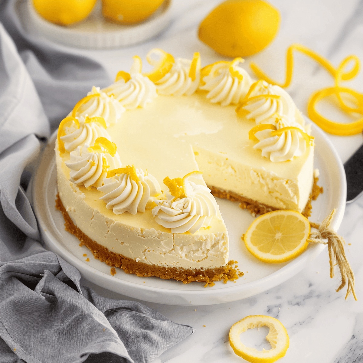 Real Deal No Bake Lemon Cheesecake Recipe