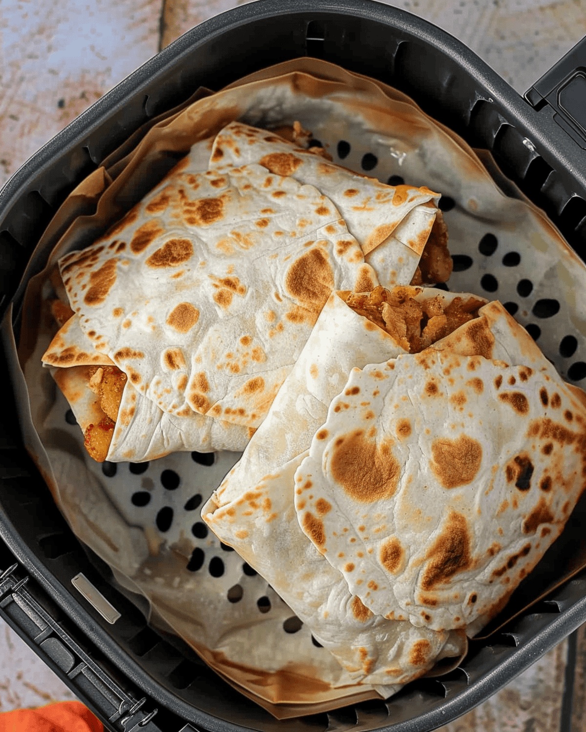 Crispy Air Fryer Crunchwrap Supreme Recipe