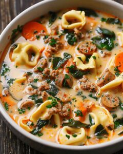 Hearty Sausage Tortellini Soup Recipe