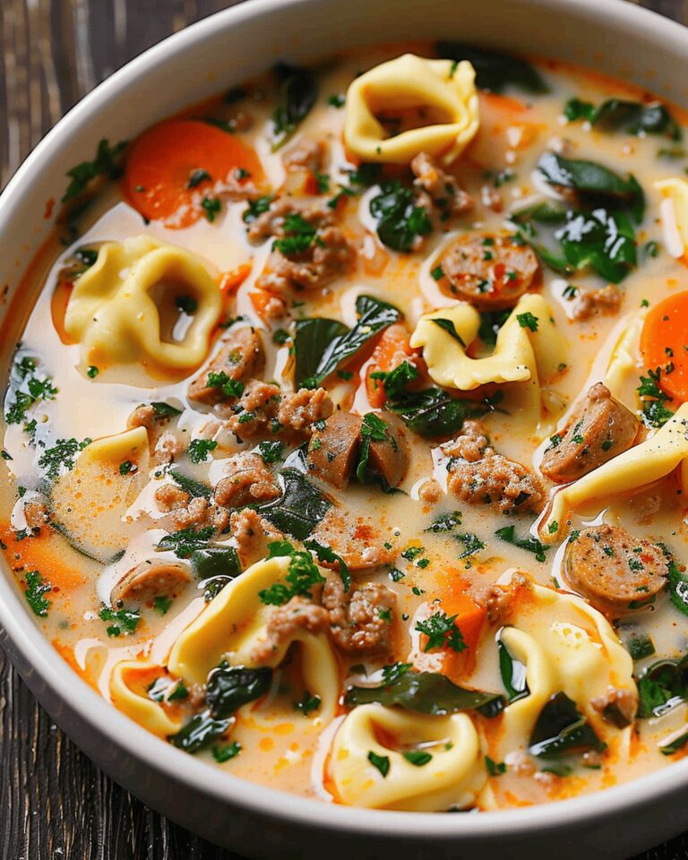 Hearty Sausage Tortellini Soup Recipe