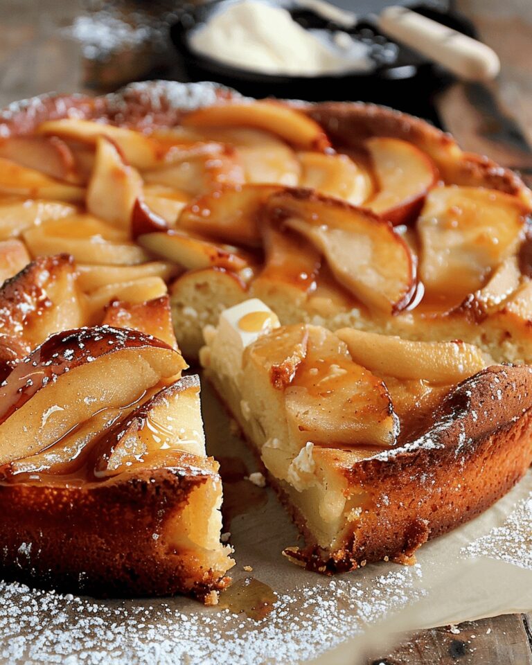 Rustic Maple Apple Ricotta Cake Recipe