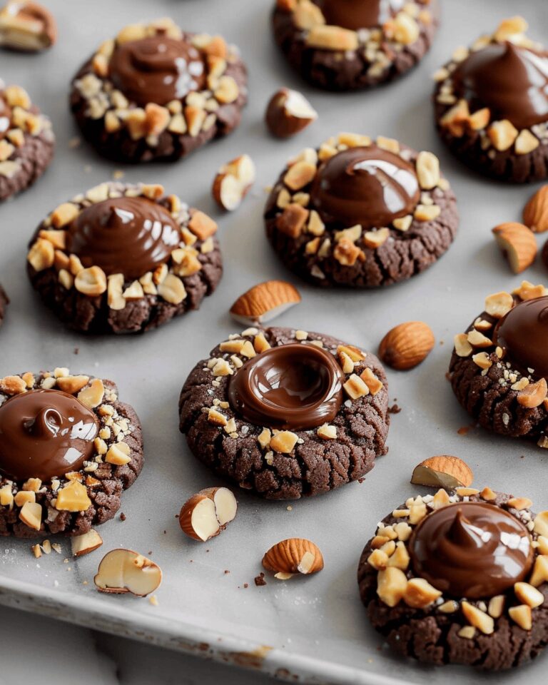 Magical Chocolate Hazelnut Thumbprint Cookies Recipe