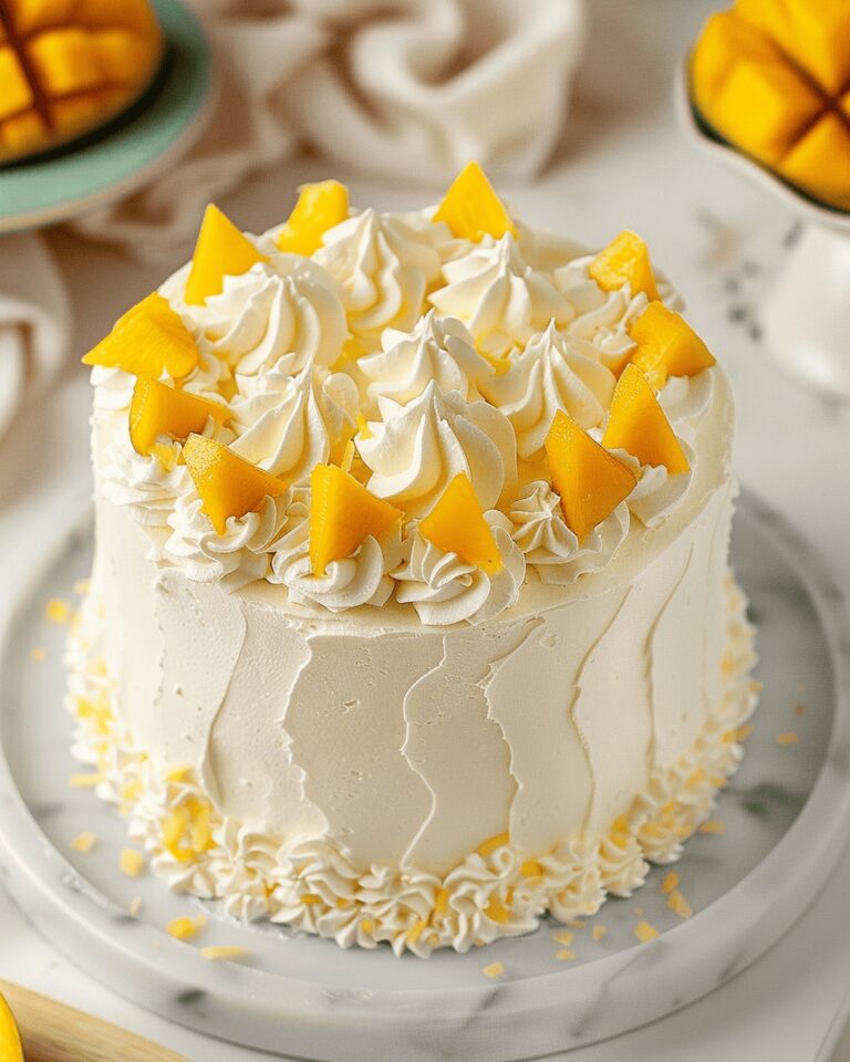 Tropical Mango Cake Recipe