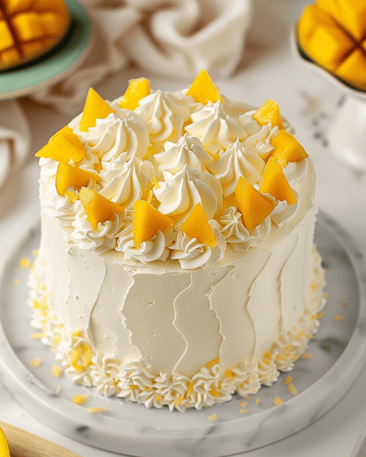 Tropical Mango Cake Recipe