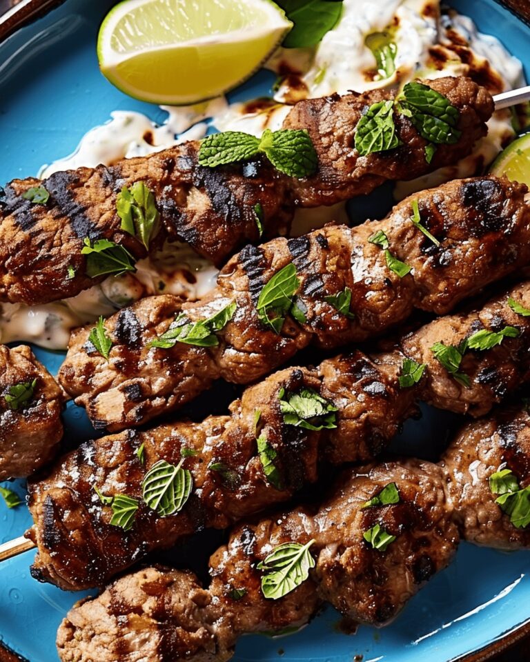 Kibbeh-Spiced Lamb Skewers Recipe