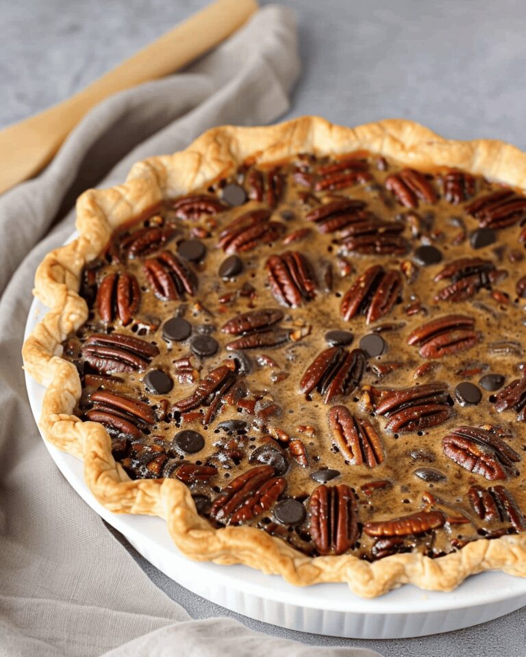 Sinful Toffee Chocolate Pecan Pie Recipe