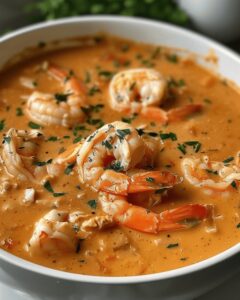 Velvety Crab and Shrimp Seafood Bisque Recipe