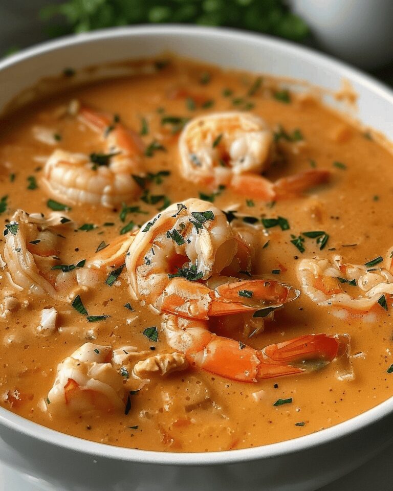 Velvety Crab and Shrimp Seafood Bisque Recipe