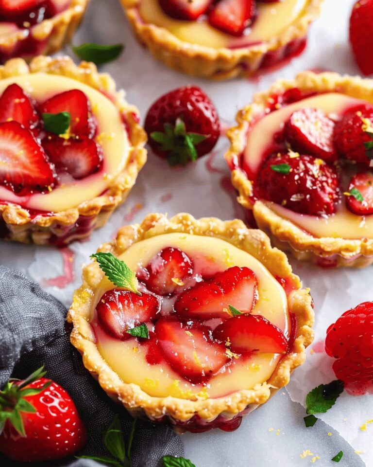Strawberry Custard Tarts Recipe