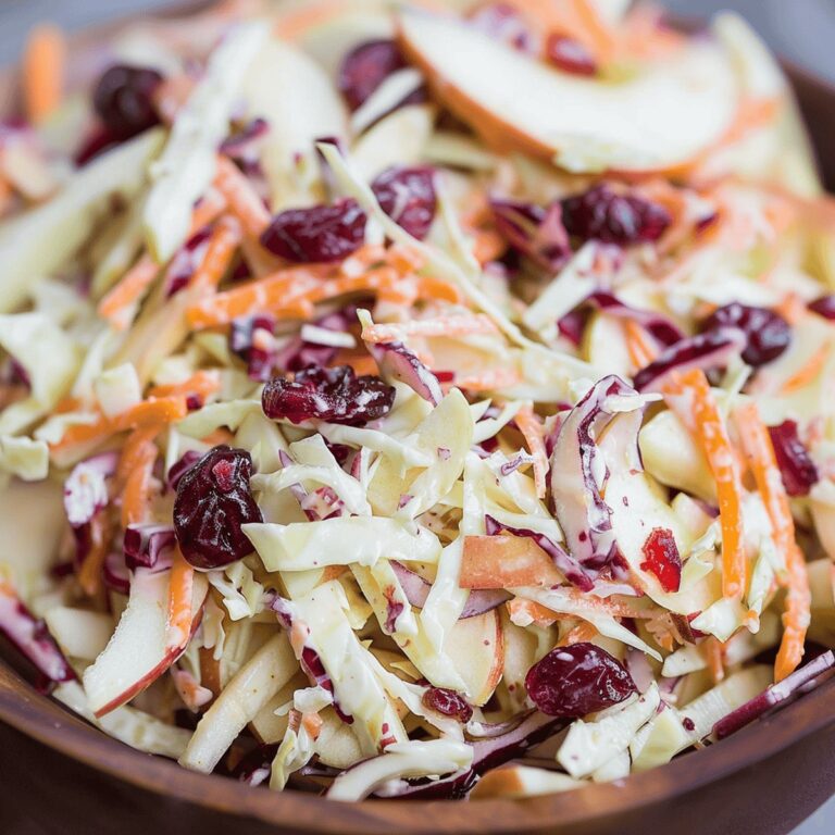 Apple Slaw With Cranberry Recipe
