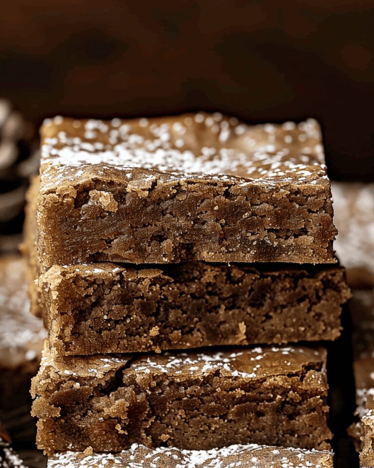 Fudgy Gingerbread Brownies Recipe