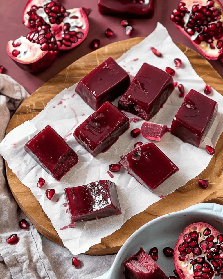 Luscious Pomegranate Caramels Recipe