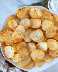 Crispy Air Fryer Sliced Potatoes Recipe