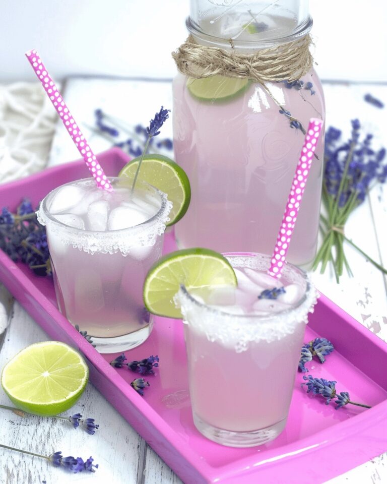 Silky Vanilla Lavender Limeade Recipe