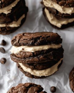Gooey Brownie Cookie Sandwiches Recipe
