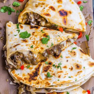 Philly Cheesesteak Quesadilla Recipe