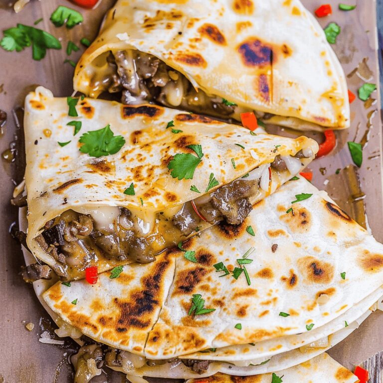 Philly Cheesesteak Quesadilla Recipe