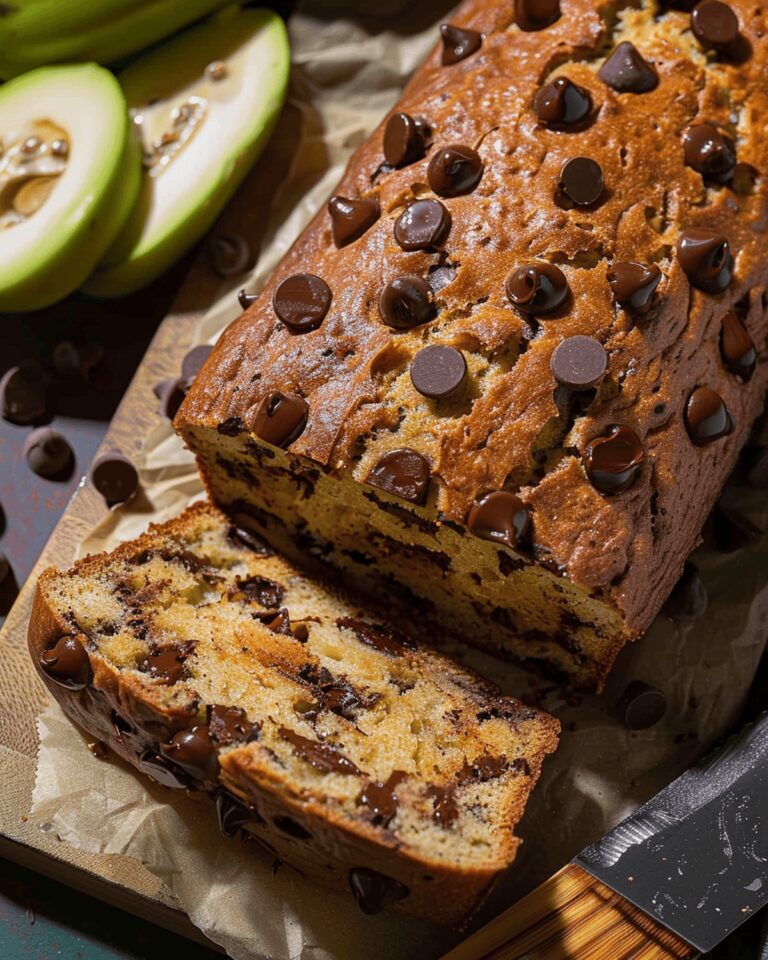 Decadent Zucchini Bread With Chocolate Chips Recipe