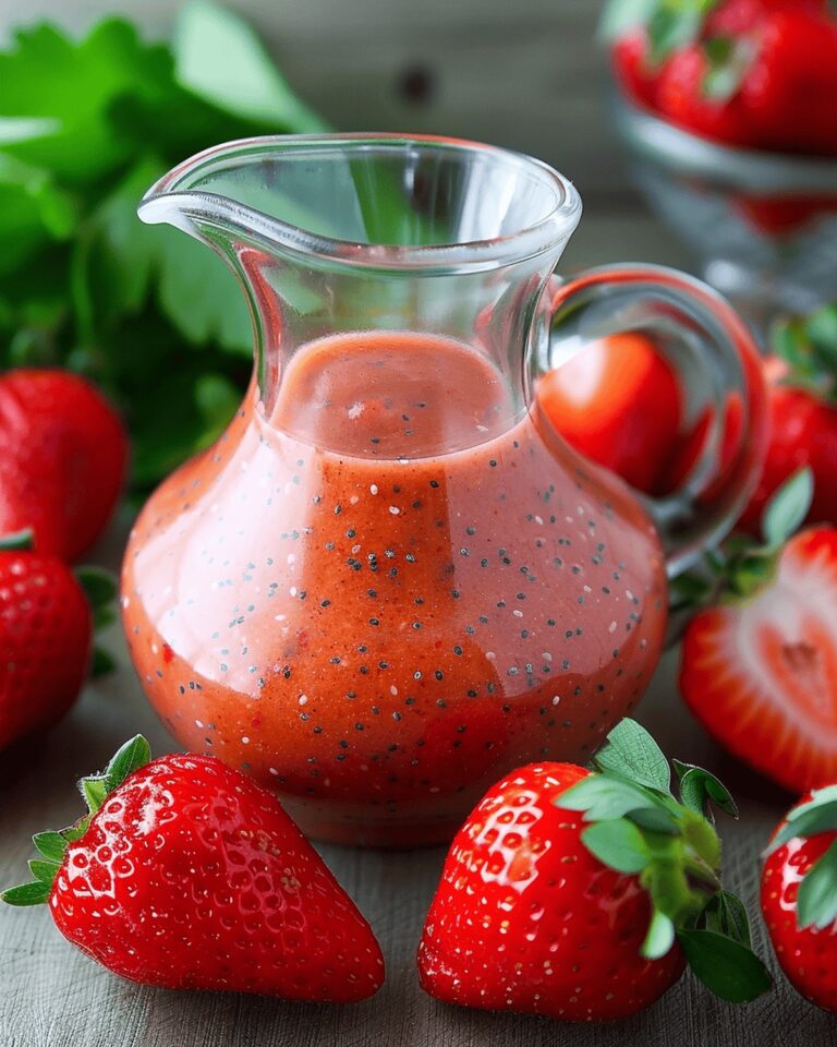 Strawberry Poppy Seed Vinaigrette Recipe