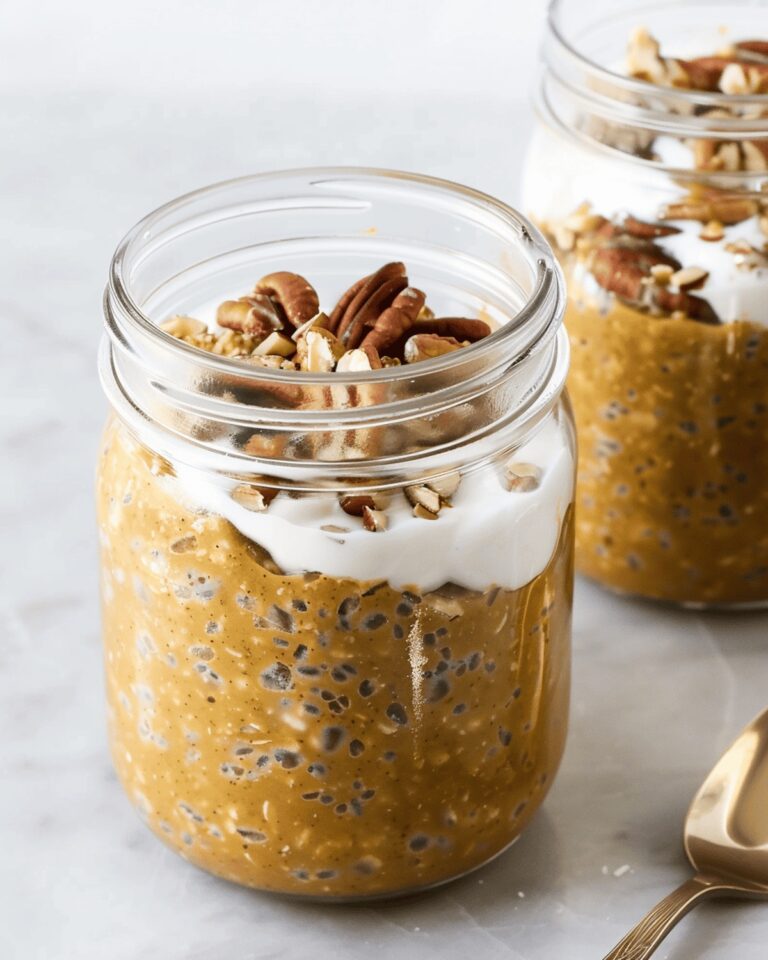 Silky Pumpkin Pie Overnight Oats Recipe